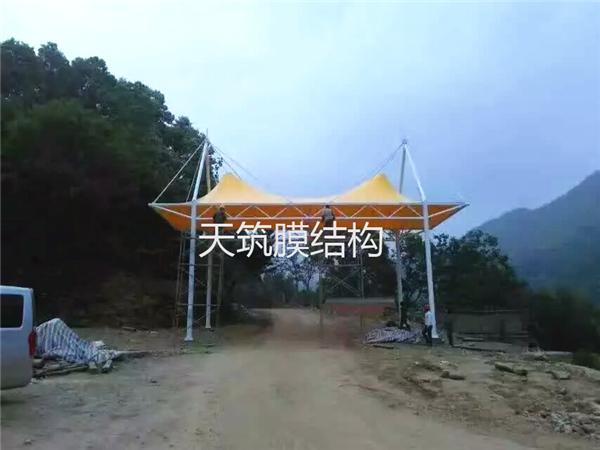 嵩縣景區(qū)膜結構出入口